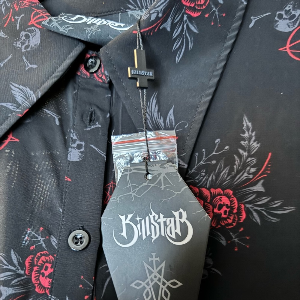NWT Killstar Pandora shirt dress